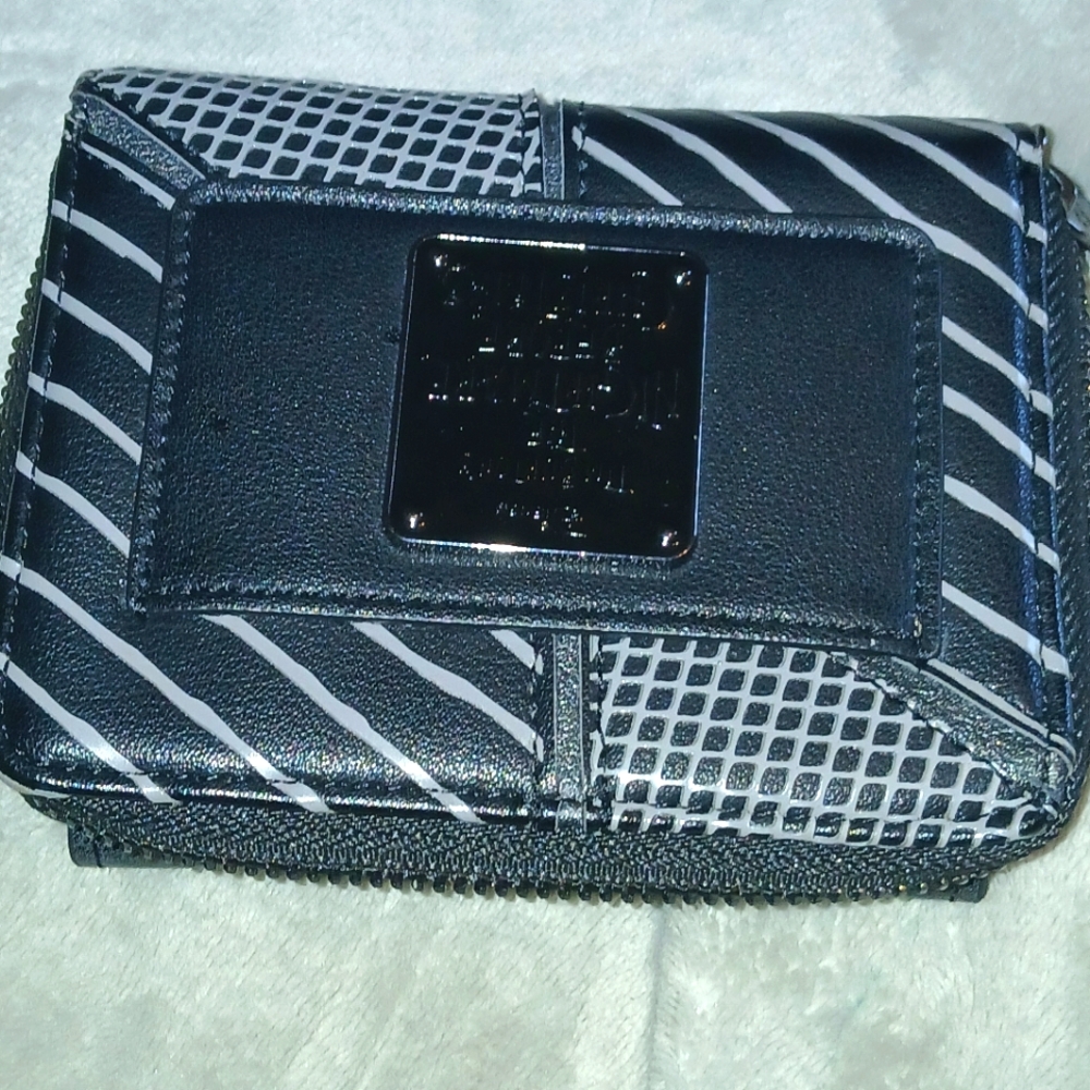 Black and White Patterned Wallet